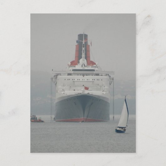 QE2 BRIEFKAART (Voorkant)