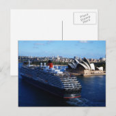 QE2 in Australië Briefkaart (Voorkant / Achterkant)