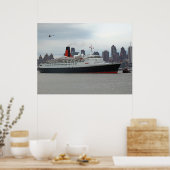 QE2 passeren Midtown Poster (Keuken)