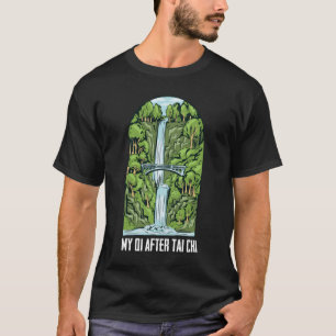 Qi De Tai Chi Waterfall Qi Energie T-shirt