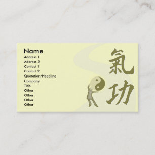 Qi Gong Visitekaartje