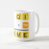 QI is LAME! Koffiemok (Voorkant rechts)