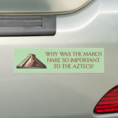 QI March Hare Bumpersticker (Op auto)