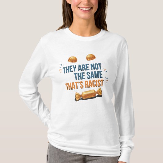 QI Ze zijn niet hetzelfde shirt (Voorkant)