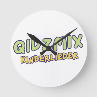 QidzMix Logo Ronde Klok