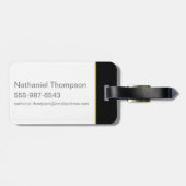 Qilin Layered Pattern Bagagelabel (Achterkant horizontaal)