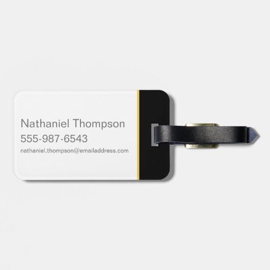 Qilin Layered Pattern Bagagelabel (Achterkant horizontaal)