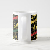 Qilin Layered Pattern Extra Grote Beker (Achterkant)