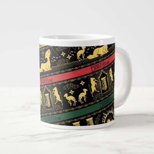 Qilin Layered Pattern Extra Grote Beker (Voorkant rechts)