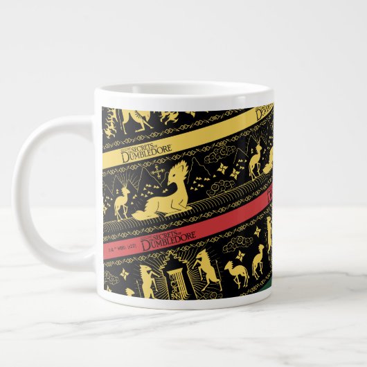 Qilin Layered Pattern Extra Grote Beker (Links)