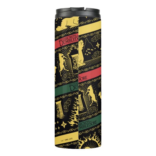 Qilin Layered Pattern Thermosbeker (Achterkant)