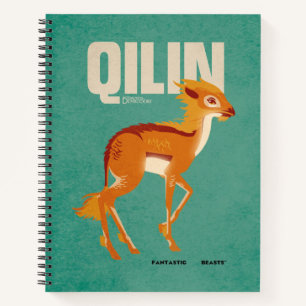Qilin Vintage Graphic Notitieboek