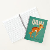 Qilin Vintage Graphic Notitieboek (Binnen)