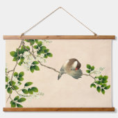 Qing-dynastie Chinees vogelschilderij Hangend Wandkleed (Voorkant)