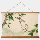 Qing-dynastie Chinees vogelschilderij Hangend Wandkleed (Voorkant 2)