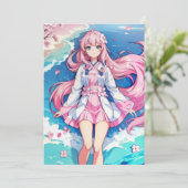 Qinglian Kaart (Staand voorkant)