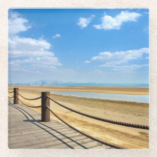 Qinhuangdao Hebei, China Glazen Onderzetter