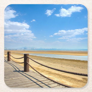 Qinhuangdao Hebei, China Vierkante Kartonnen Onderzetter