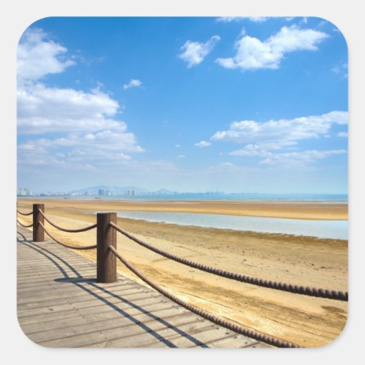 Qinhuangdao | Hebei, China Vierkante Sticker (Voorkant)