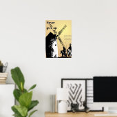 Qixote prijsdoorzettingsposter poster (Thuiskantoor)
