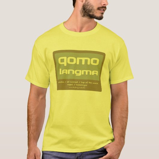 Qomolangma T-shirt (Voorkant)