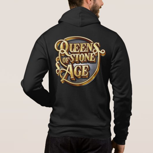 QOTSA Merch: Mannen Hoodie (Achterkant)