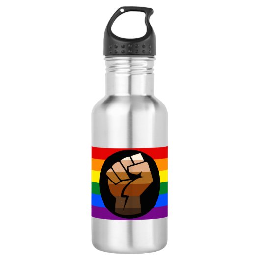QPOC Pride Waterfles (Voorkant)