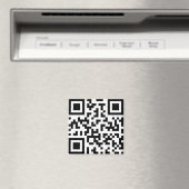 QR с о de. Qr-code. streepjescode Magneet (Insitu (Vaatwasser))