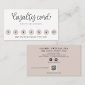 *~* QR Bedankt dat je Roos Gold Hearts beloont Klantenkaartje (Voorkant / Achterkant)