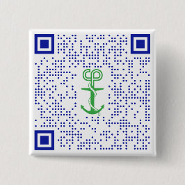 QR-Button van Durinda Vierkante Button 5,1 Cm