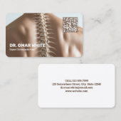 QR Chiropractie Fysiotherapeut Chiropractor Visitekaartje (Voorkant / Achterkant)