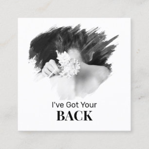 *~* QR Chiropractor Chiropractie Terug Gezondheid Vierkante Visitekaartje