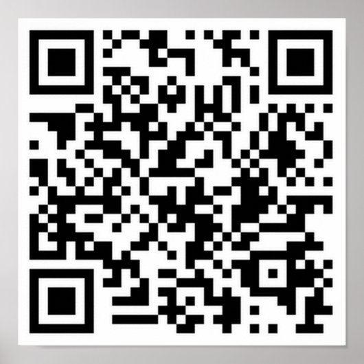 QR Code \1 Poster (Voorkant)