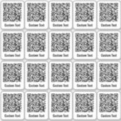QR-code 20 Sticker set (Voorkant)