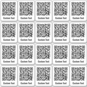 QR-code 20 Sticker set
