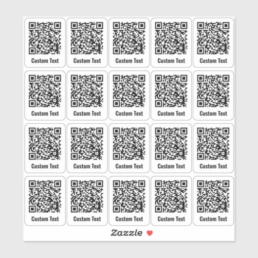 QR-code 20 Sticker set (Vel)