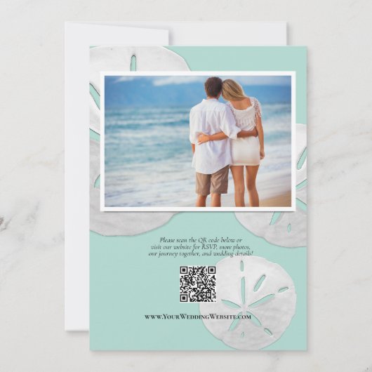 QR-code 2 Zee met fotobetakkleeuwen Kaart (Achterkant)