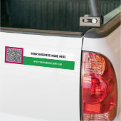 QR-code Aangepaste tekst Bedrijfs bumpersticker (Op Truck)