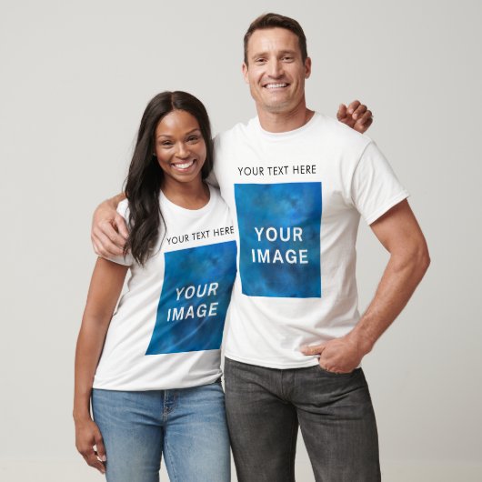 QR Code Aangepaste Tekst en Afbeelding Promotie Wi T-shirt (Unisex)