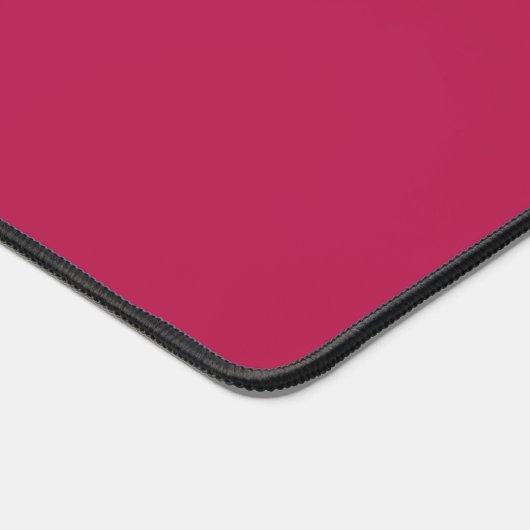 QR Code Aangepaste Tekst en Kleuren Desk Mat (Hoek)