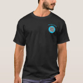 QR Code Aangepaste Tekst en Kleuren Zakelijk T-shi T-shirt (Voorkant)