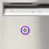 QR Code Aangepaste Tekst Promotie Magneet Uw Kleur (Insitu (Vaatwasser))
