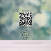 QR-code Acryl Sign – Modern afrekenmenu Acryl Bord (Neutraal)