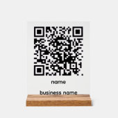 QR Code Acrylic Sign (Recto)