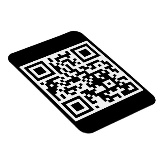 QR-code alleen Flexibele fotomagneet Magneet (Rechterzijde)
