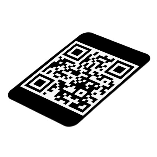QR-code alleen Flexibele fotomagneet Magneet (Linkerzijde)