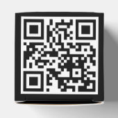 QR-code alleen hartslag Bedankdoosjes (Bovenkant)
