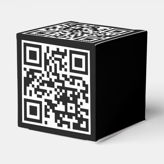 QR-code alleen hartslag Bedankdoosjes (Achterkant)