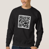 QR-code Alleen Mannen Basis Sweatshirt (Voorkant)