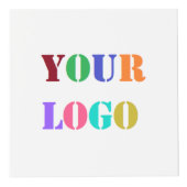 QR Code and Business Logo Promotional Cube Example Kubus (Rechts)